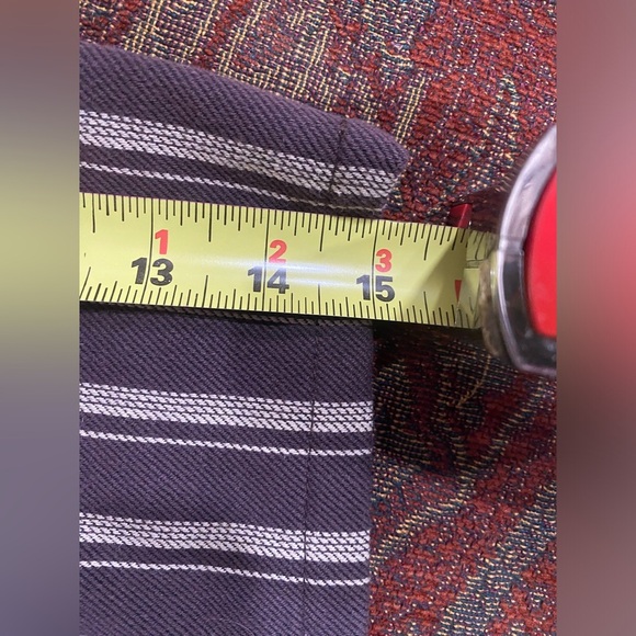 Vince Brown Striped 2 Pocket Mini Skirt Women's Size 4 New With Tags NWT - Picture 8 of 8